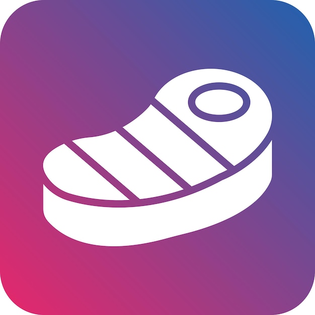 Estilo del icono del filete