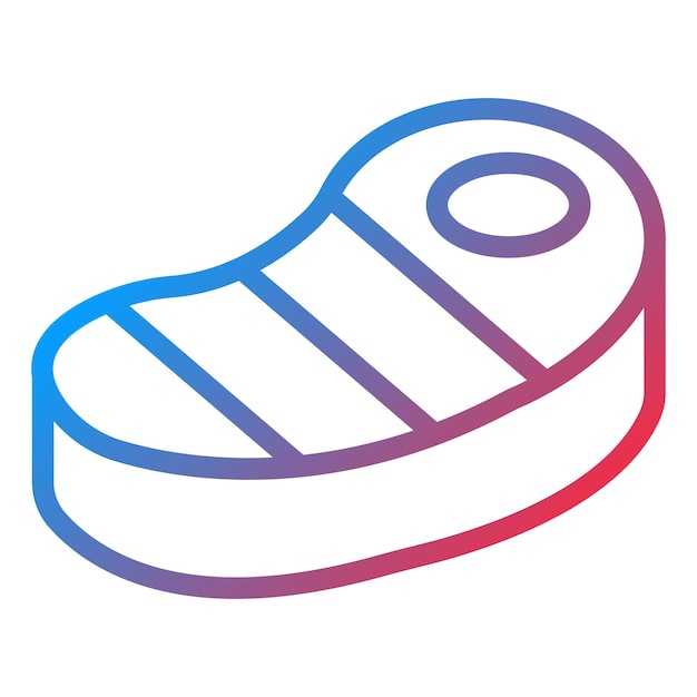 Estilo del icono del filete