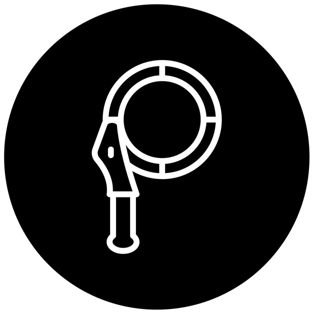 Estilo del icono del filtro de aceite de diseño vectorial