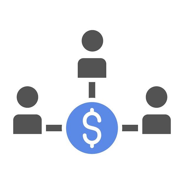 Estilo del icono de financiación colectiva