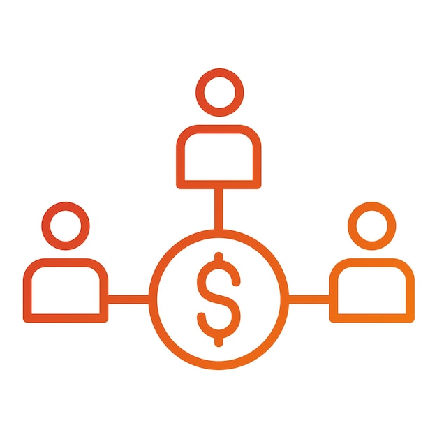 Estilo del icono de financiación colectiva