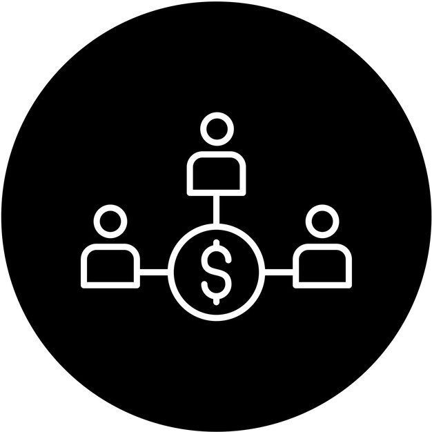 Estilo del icono de financiación colectiva