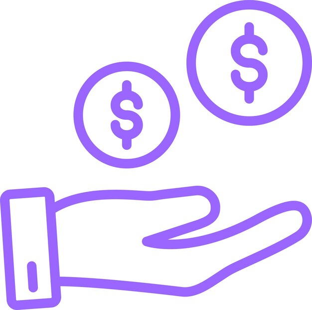 Estilo de icono financiero de diseño vectorial