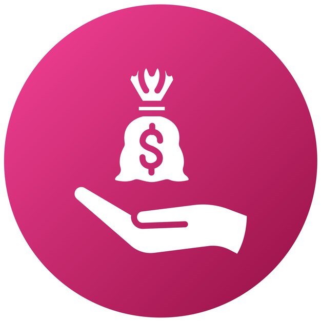 Estilo de icono financiero de diseño vectorial