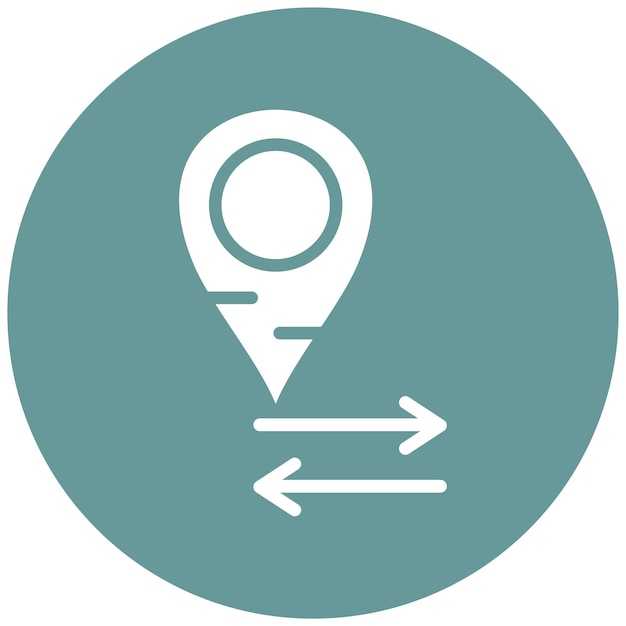 Estilo del icono de la flecha de diseño vectorial