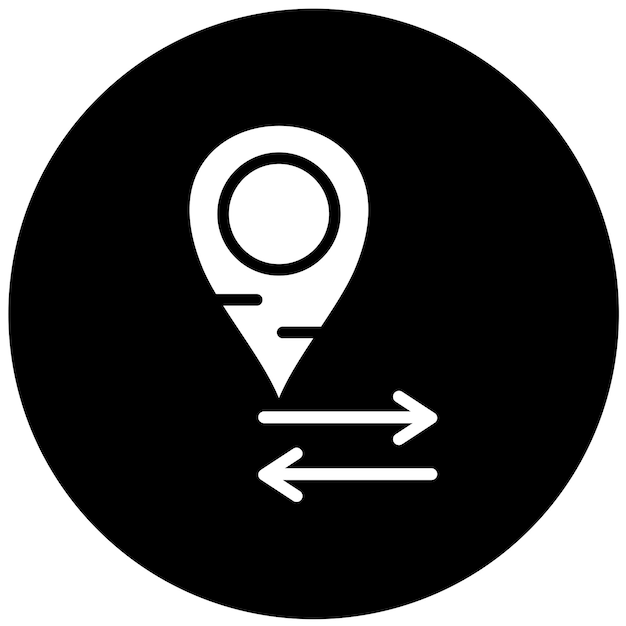 Estilo del icono de la flecha de diseño vectorial