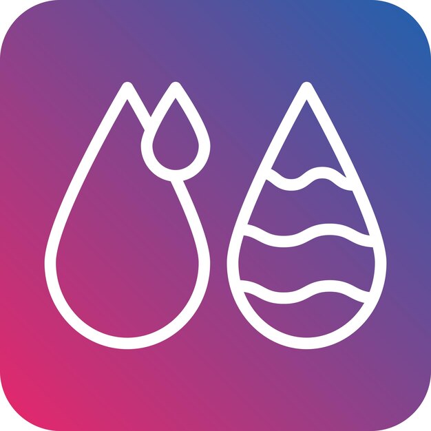 Estilo de icono fluido de diseño vectorial