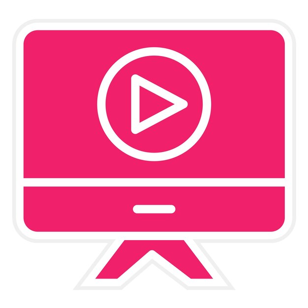 Estilo de icono de flujo de diseño vectorial