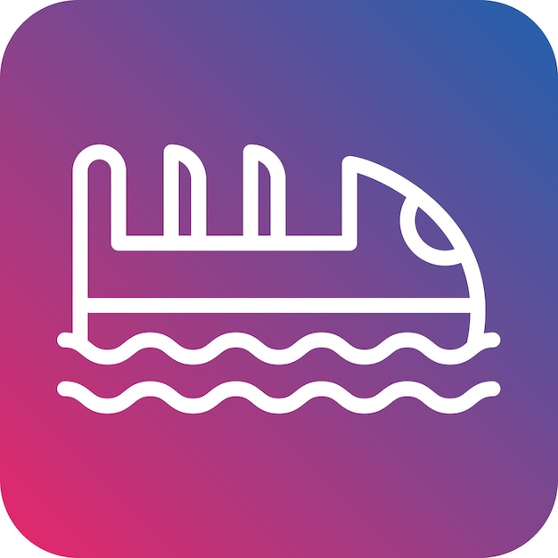 Estilo del icono del flujo de registro de diseño vectorial