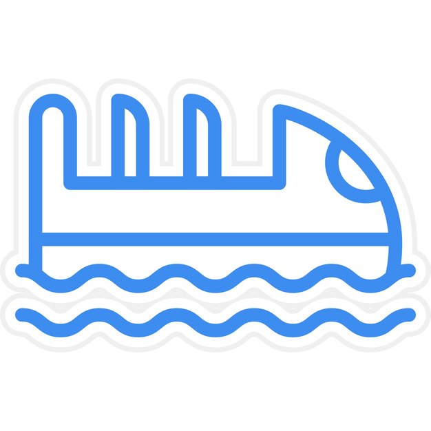 Estilo del icono del flujo de registro de diseño vectorial