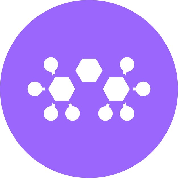 Estilo del icono de la fórmula de diseño vectorial