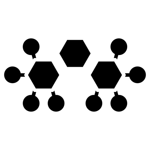 Estilo del icono de la fórmula de diseño vectorial