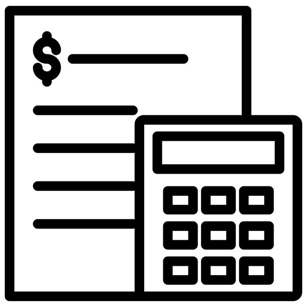 Estilo del icono del formulario de impuestos