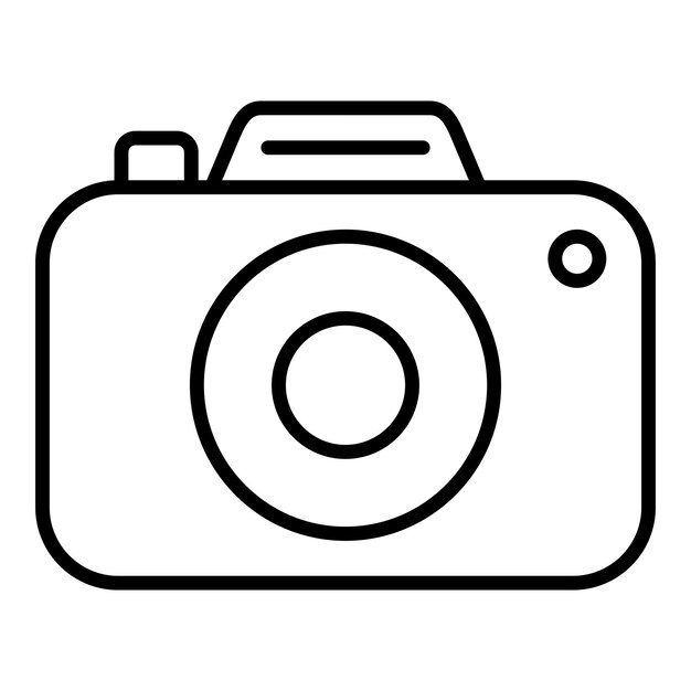 Estilo del icono de la fotografía