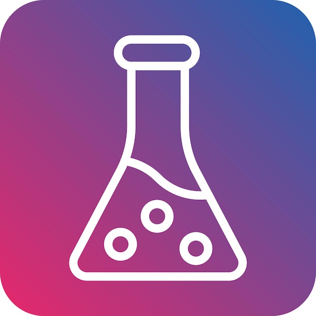 Estilo del icono del frasco de diseño vectorial