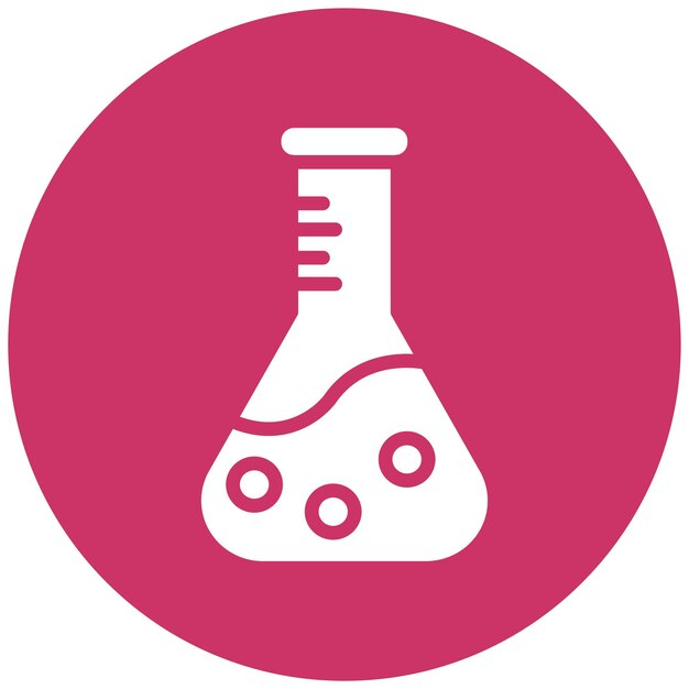Estilo del icono del frasco de diseño vectorial