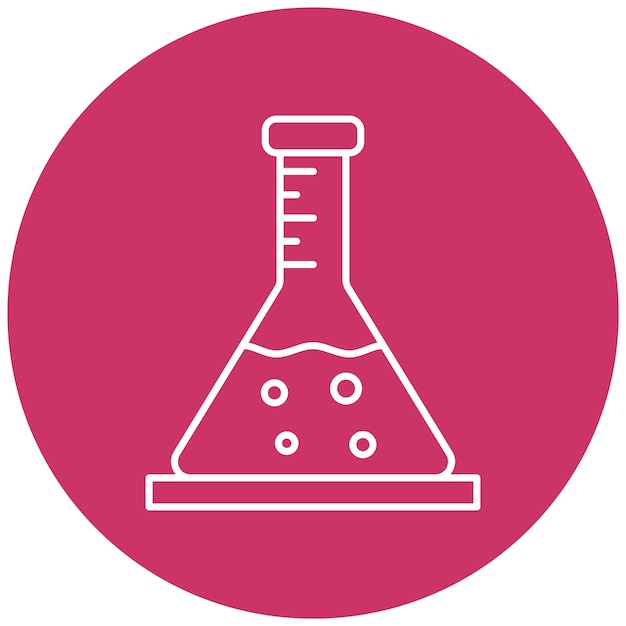 Estilo del icono del frasco de diseño vectorial