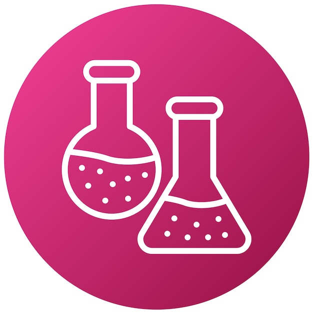 Estilo del icono del frasco de diseño vectorial