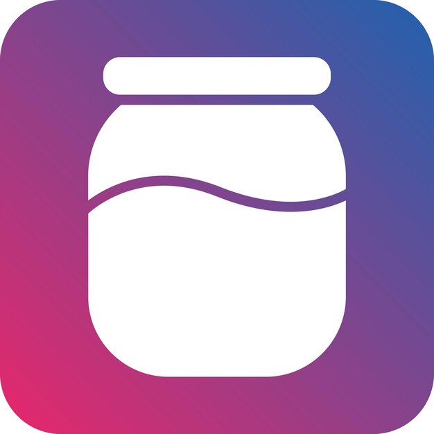 Estilo del icono del frasco de miel