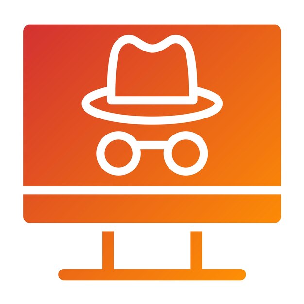 Estilo del icono de fraude de diseño vectorial
