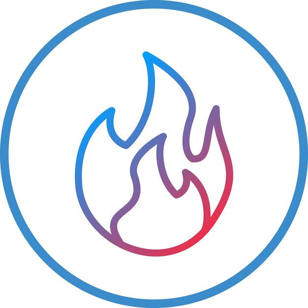 Estilo del icono de fuego