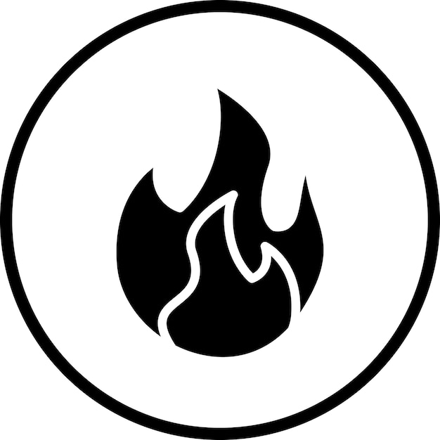 Estilo del icono de fuego