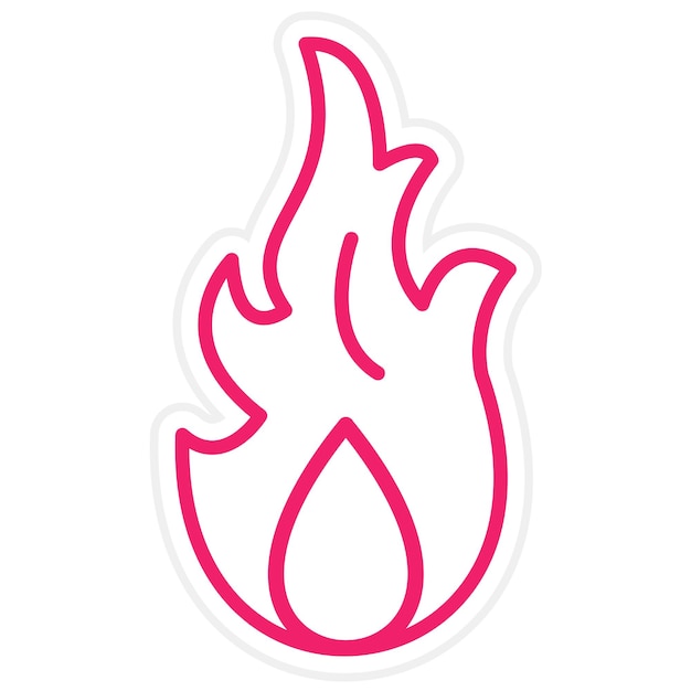 Estilo del icono de fuego