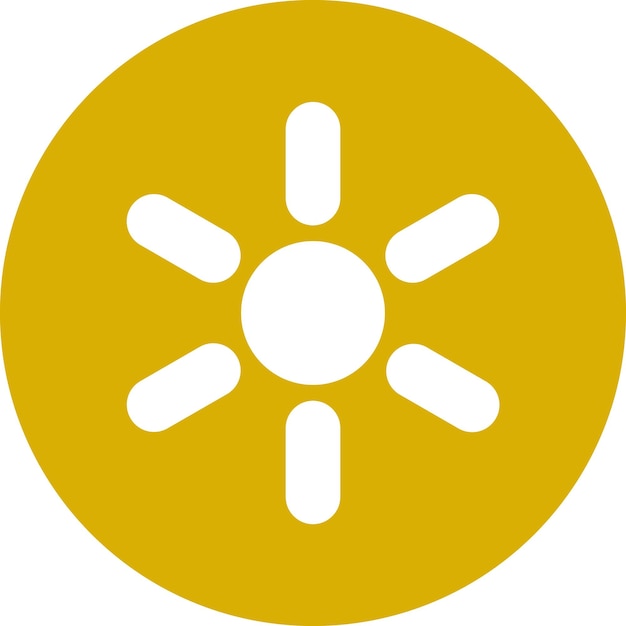 Estilo del icono de la fuente de luz de diseño vectorial