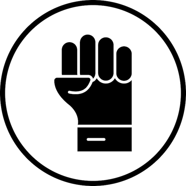 Estilo del icono de la fuerza del diseño vectorial