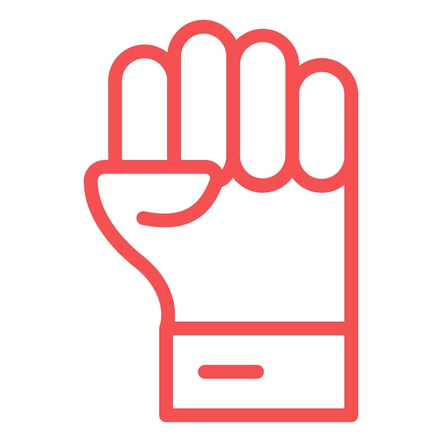 Estilo del icono de la fuerza del diseño vectorial