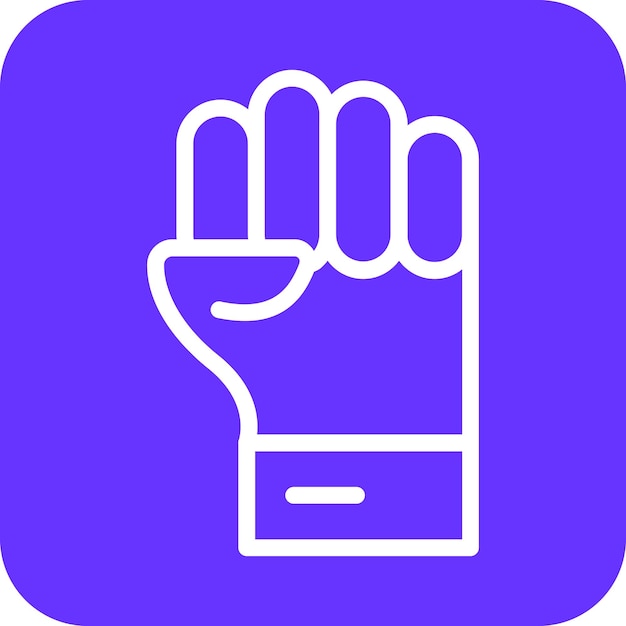 Estilo del icono de la fuerza del diseño vectorial