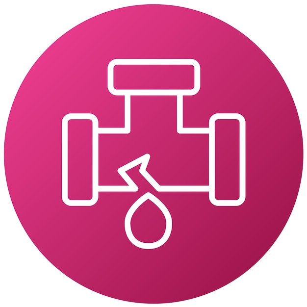 Estilo del icono de fuga de diseño vectorial