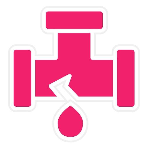 Estilo del icono de fuga de diseño vectorial