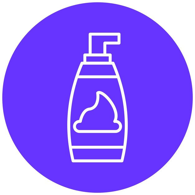 Estilo de icono de la fundación de diseño vectorial