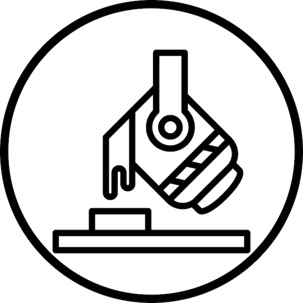 Estilo de icono fundido de la industria