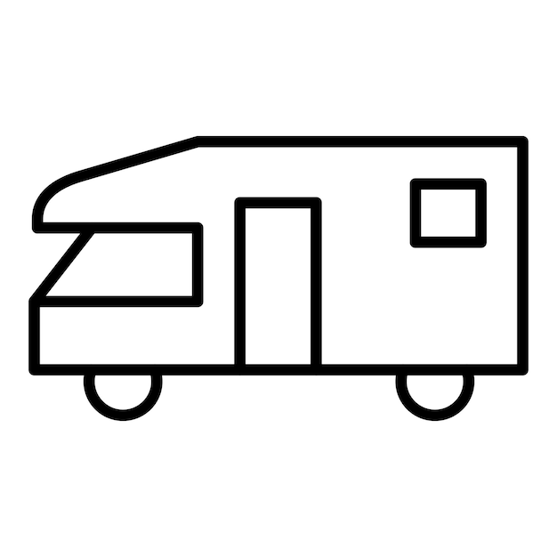 Estilo del icono de la furgoneta