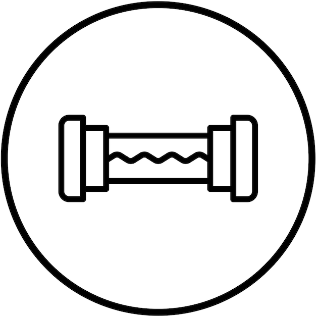 Estilo del icono del fusible de diseño vectorial