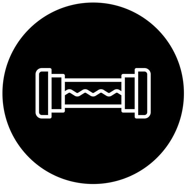 Estilo del icono del fusible de diseño vectorial