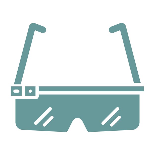 Estilo del icono de las gafas inteligentes