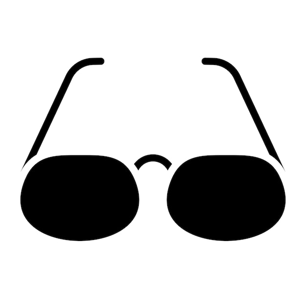 El estilo del icono de las gafas de sol