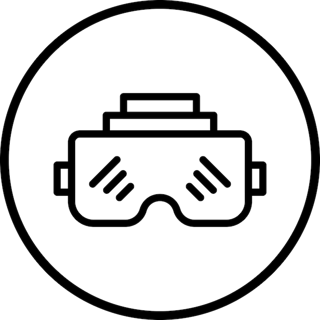Estilo del icono de las gafas VR
