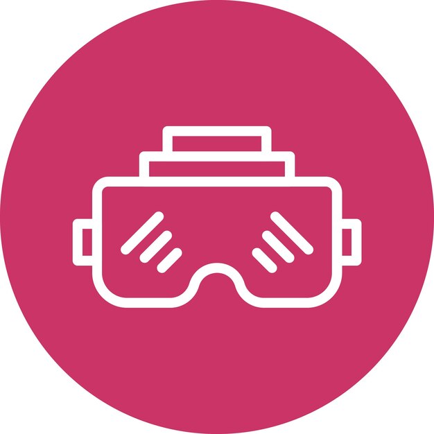 Estilo del icono de las gafas VR