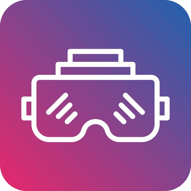 Estilo del icono de las gafas VR