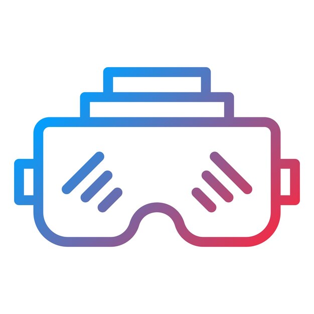 Estilo del icono de las gafas VR