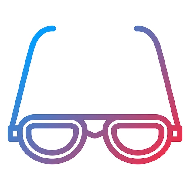 Estilo del icono de las gafas