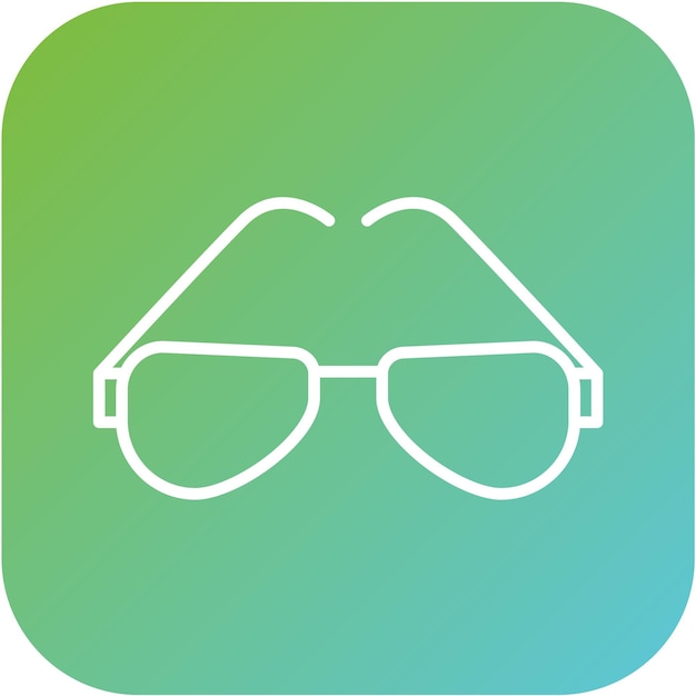 Estilo del icono de las gafas