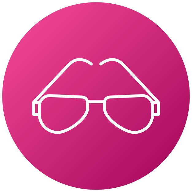 Estilo del icono de las gafas