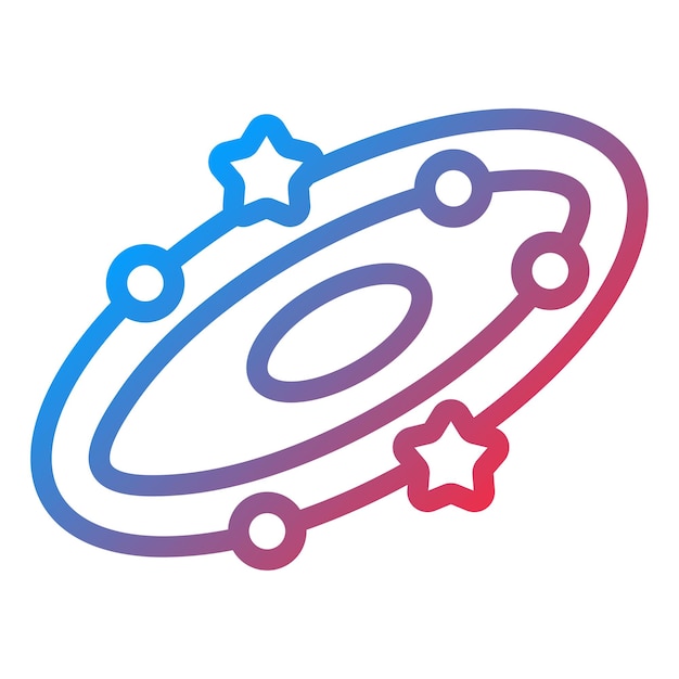 Estilo del icono de la galaxia
