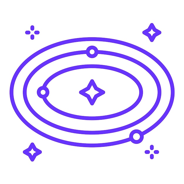 Estilo del icono de la galaxia