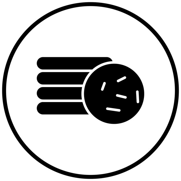 Estilo del icono de las galletas
